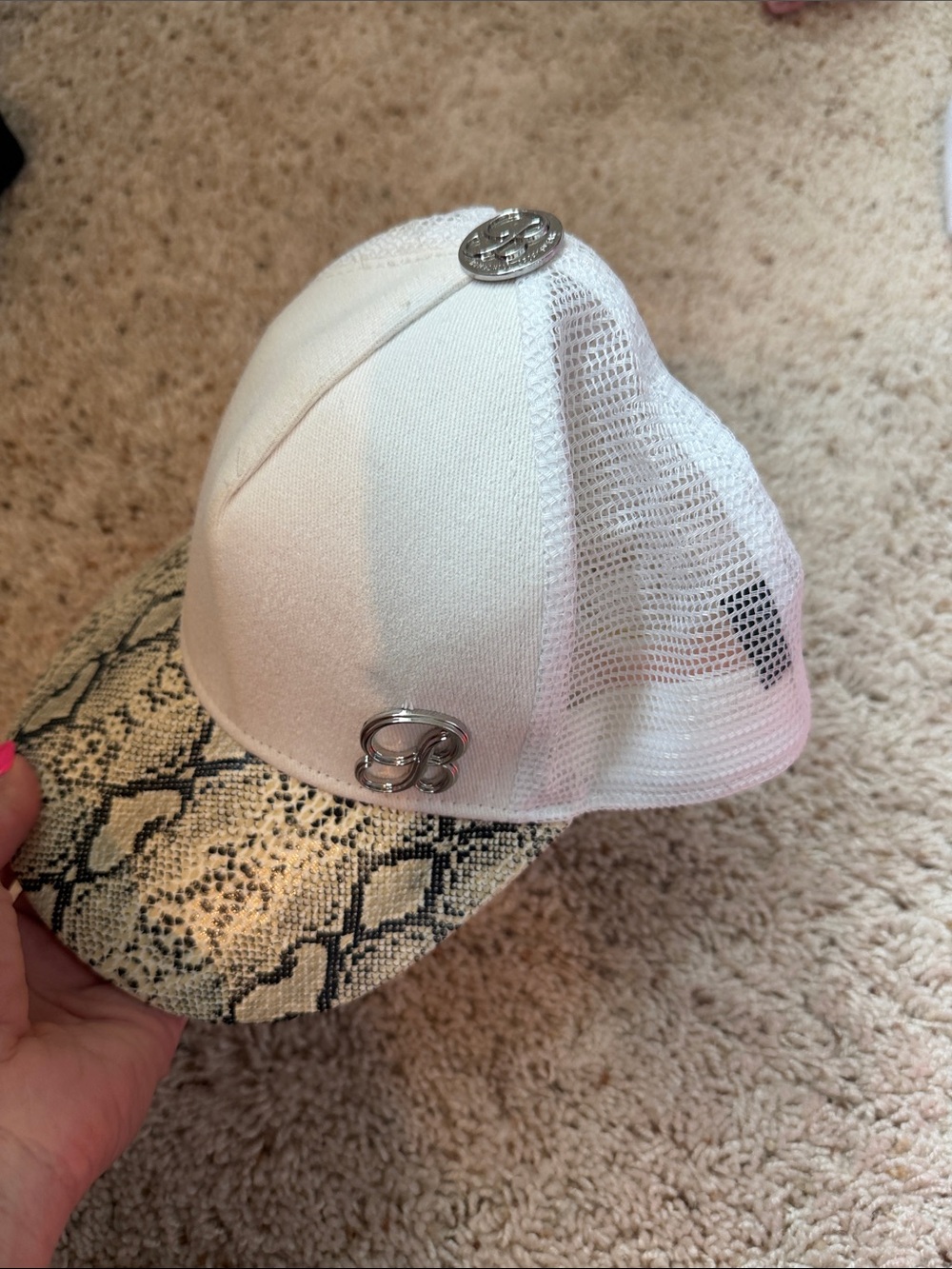 Bombshell Snake-Print Hat - Picture 3 of 3